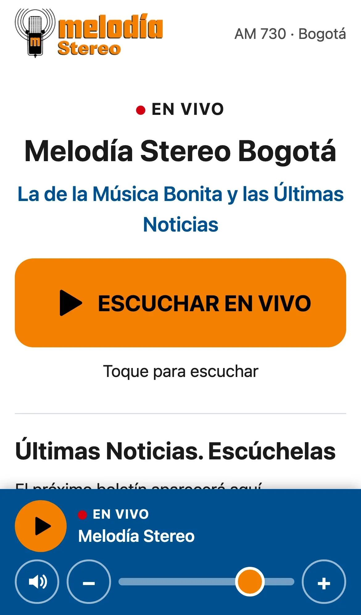 Melodía Stereo Bogotá: home