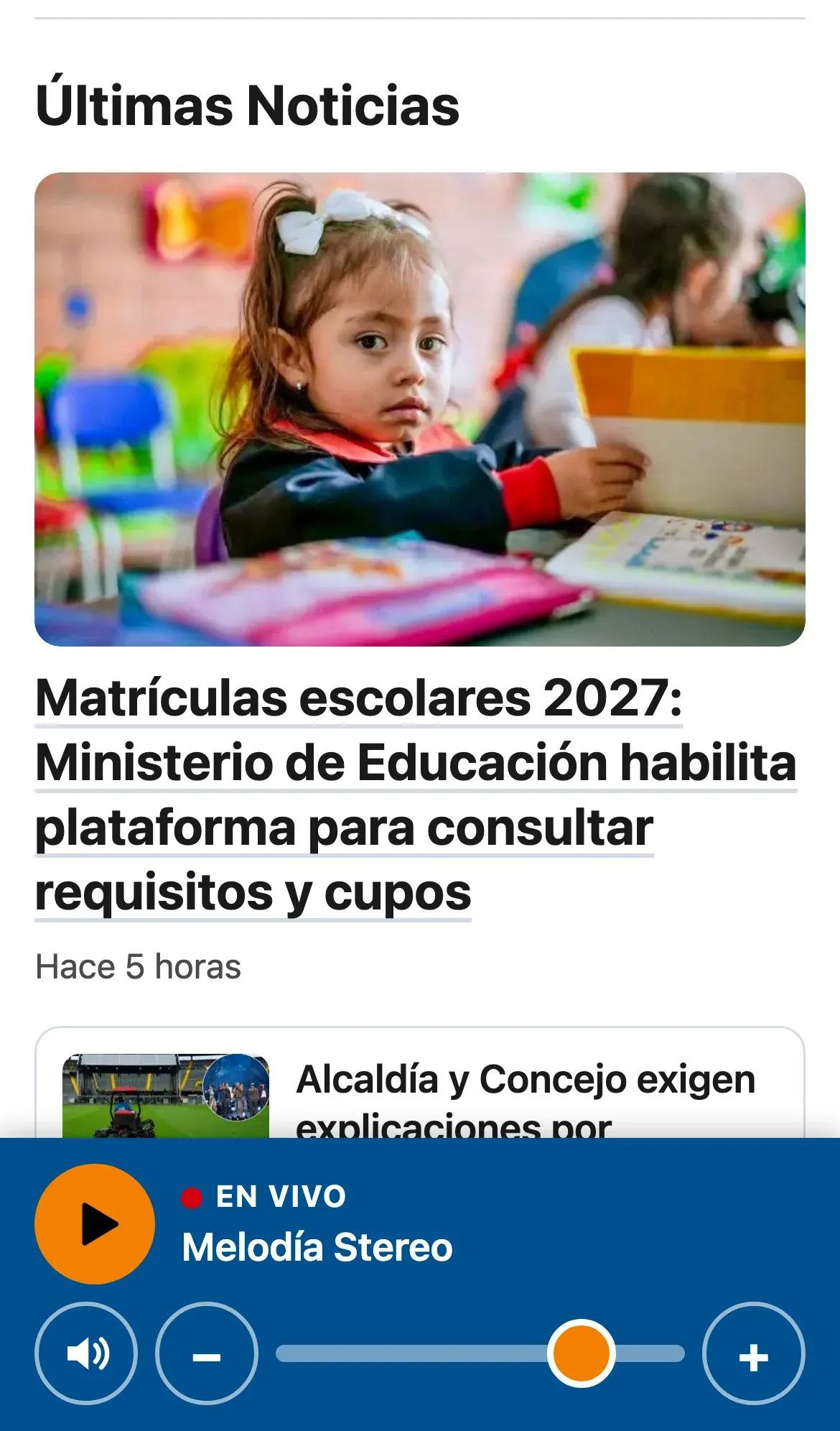 Melodía Stereo Bogotá: news
