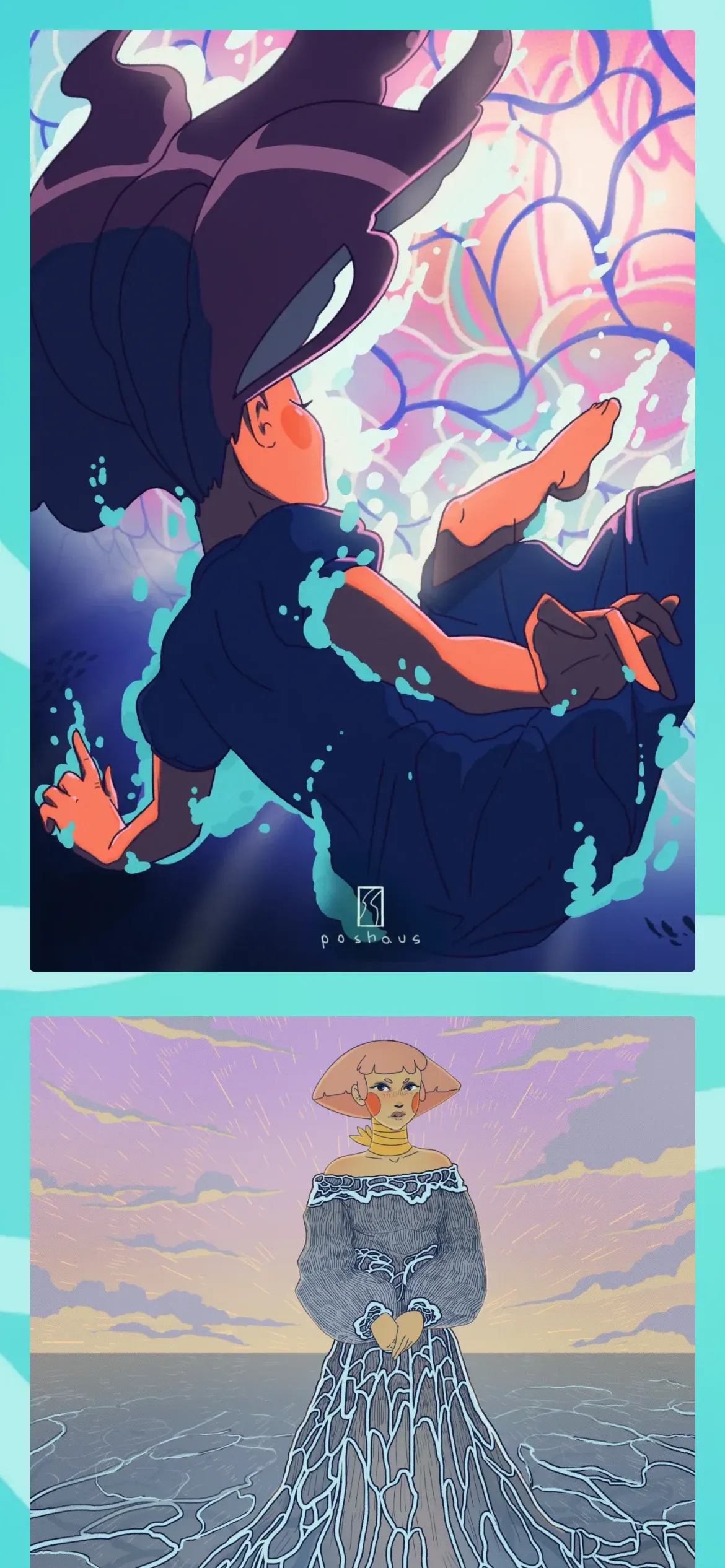 Poshaus: illustrations